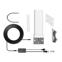 Magideal - Antena De Tv Para Exteriores Señales Digitales Tv Doméstica F Head Amplificador De Señales De Alta Ganancia De 35 Dbi Amplificador De Antena Hdtv Para