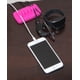 thumbnail image 4 of Organizador de cables ENVISIONED, compacto, de silicona pesada, color rosa, 4 of 8