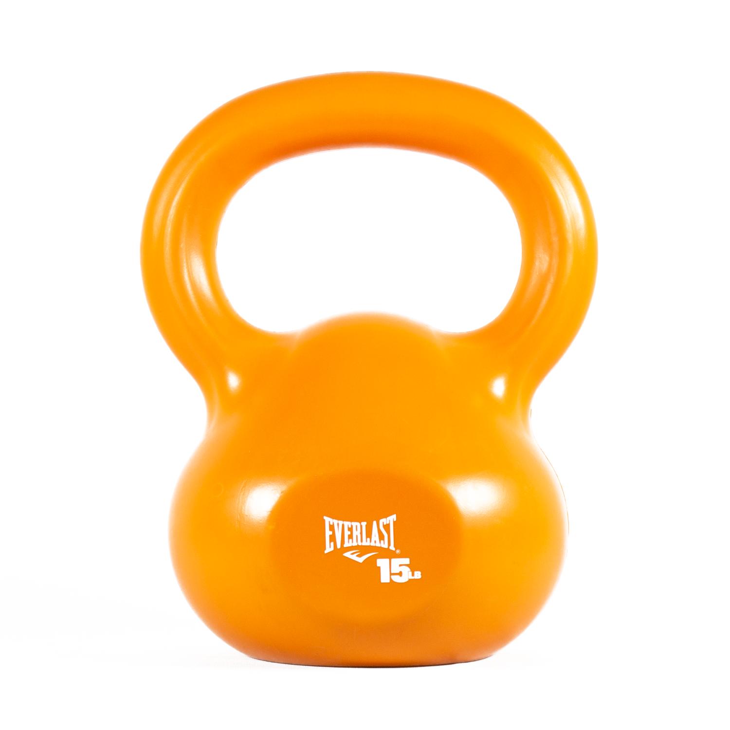 Everlast - Kettlebell Pvc 15Lb Naranjo