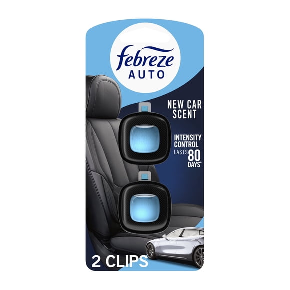 Aromatizante Auto Febreze Clip Ventilación New Car 2 Pack