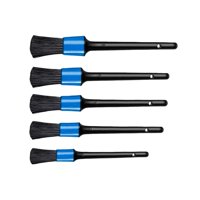 Ioensy - Kit De Cepillos Para Detalles De Automóviles, Accesorio De 5 Tamaños Con Orificio Para Colgar, Versátil