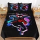 thumbnail image 1 of Into The Spider-Verse Bedding Sets Ultra Soft Skin-Friendly Duvet Cover 3 Piece, Cute Comforter Cover Bed Set for Boys Girls Kids, 1 of 5