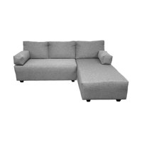 Induhome - Seccional Elle Chenille Gris Bidireccional