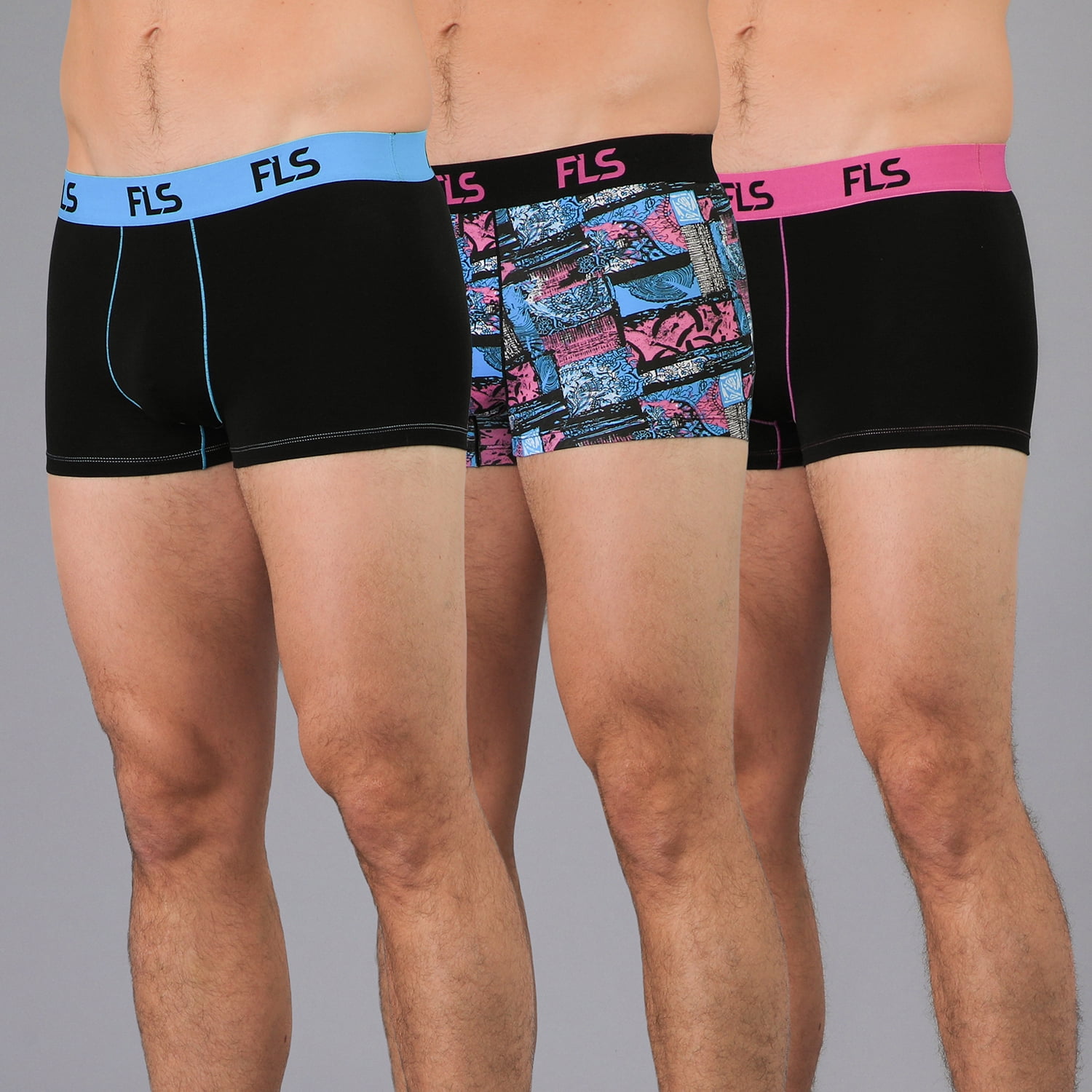 Pack 3x Boxer Corto Fls Flores Hombre 25593-253