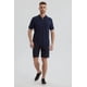 thumbnail image 4 of Polera Hombre Con Cierre Azul Marino, 4 of 4