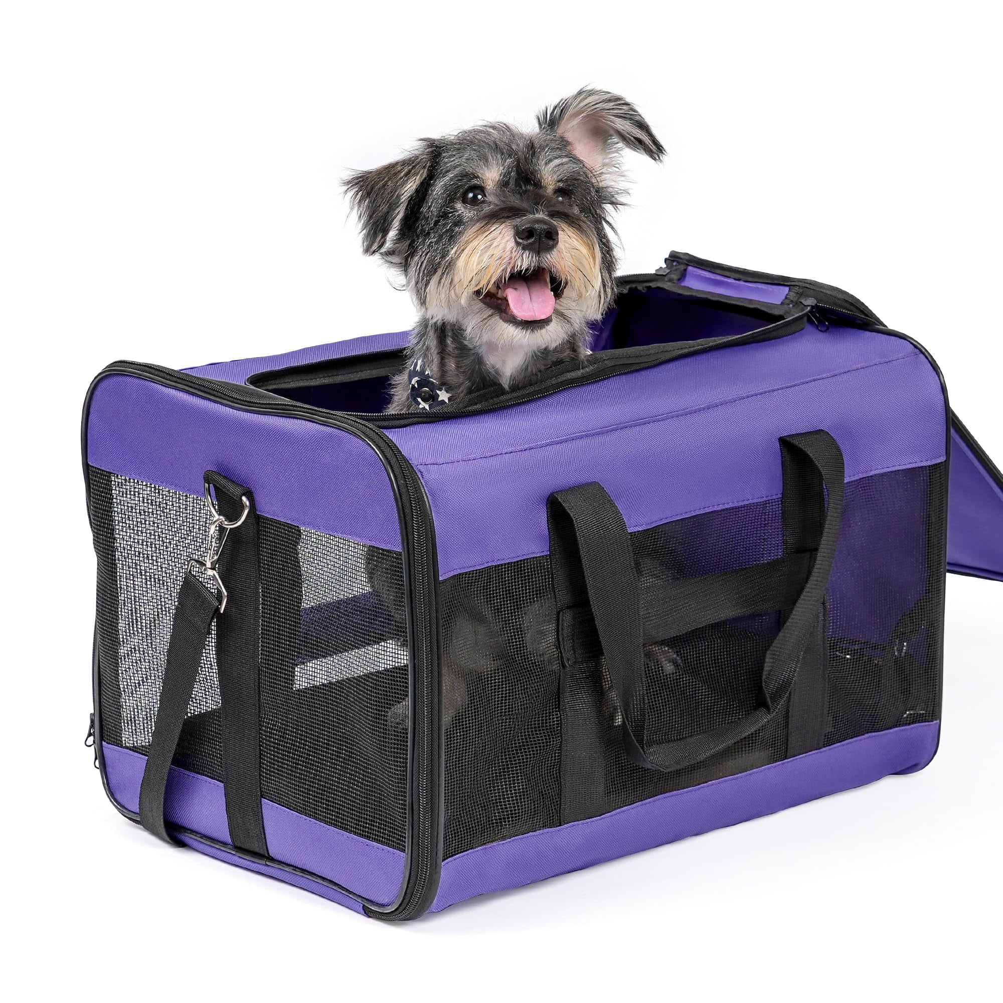 Transportín Para Mascotas Conlun Con Laterales Blandos Para Perros Y Gatos Grandes De Hasta 9 Kg