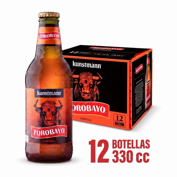 Cerveza Ale Torobayo 5° pack 12 Un Botella, 330 ml