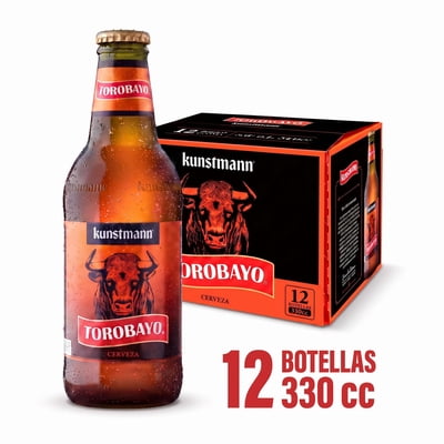 Cerveza Ale Torobayo 5° Pack 12 Un Botella 330 Ml Kunstmann