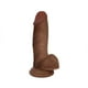 thumbnail image 1 of Dildo realista jock 7 chocolate, 1 of 2
