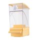 thumbnail image 4 of Comedero Para Pájaros, Accesorio Para Jaula, Comedero Portátil Para Canarios, Periquitos, Amarillo, 4 of 5