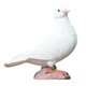 thumbnail image 1 of Esculturas De Resina Hechas A Mano De Palomas Blancas En Miniatura Para Decoración De Bodas Al Aire Libre A, 1 of 5