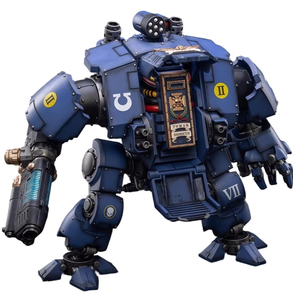 Figura de acción JOYTOY Dreadnought Warhammer 40K 1/18 Ultramarines Redemptor Dreadnought Coleccionable