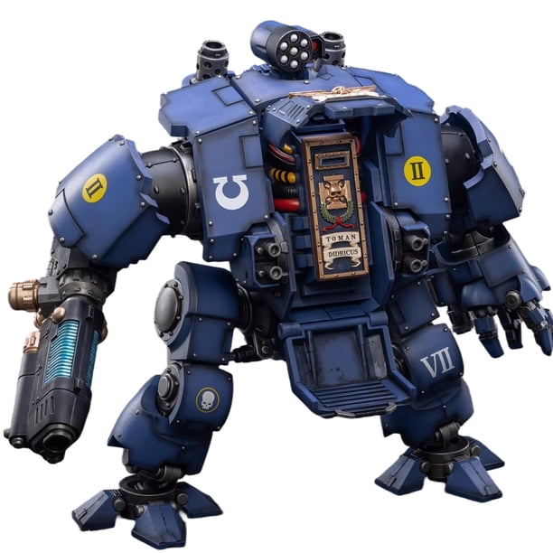 Figura de acción JOYTOY Dreadnought Warhammer 40K 1/18 Ultramarines Redemptor Dreadnought Coleccionable
