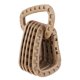 thumbnail image 3 of Tactical Gear Mosquetón Llavero Hard Polymer D Lock Mochila Clips Caqui, 3 of 3