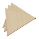 thumbnail image 5 of Triángulo de madera de pino de 3 mm de espesor sin terminar piezas de madera artesanía diy 160 mm, 5 of 5