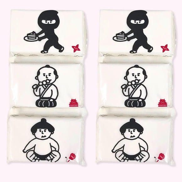 Pañuelos de bolsillo ZEN GIFT ENTERPRISE 8 hojas (paquete de 6)