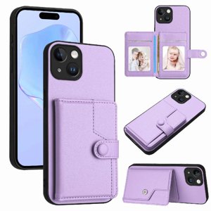 Foxdock Funda Para Iphone 13 Mini Con Bloqueo Rfid - Diseño Elegante Con Cierre De Botón