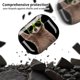 thumbnail image 4 of Funda KLCDORF para AirPod Pro 3 con diseño de mapache y llavero de TPU, 4 of 6