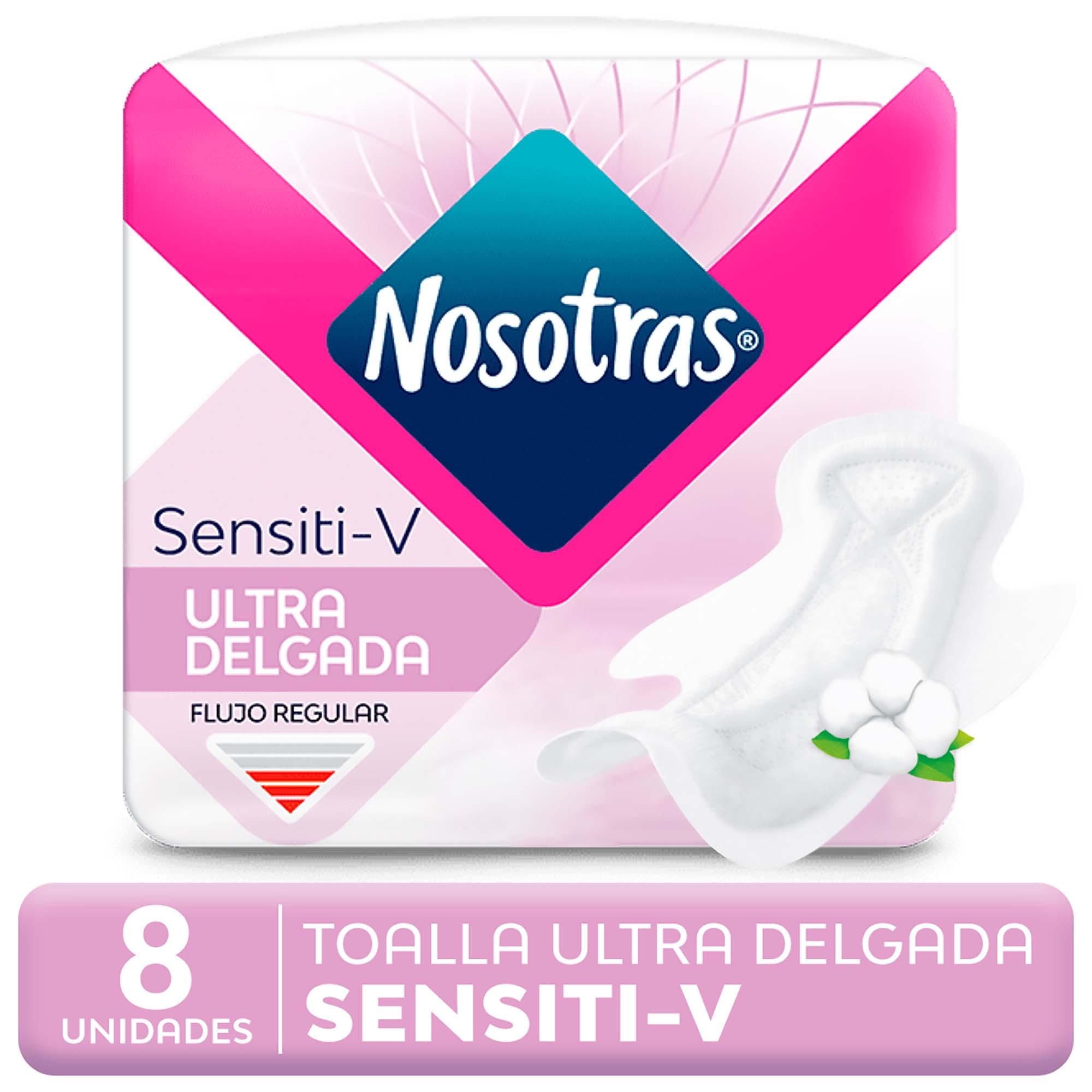 Toallas Higiénicas Ultra Invisible Sensiti-v 8 Un Nosotras