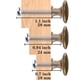 thumbnail image 4 of Paquete De 30 Pomos Redondos De Latón Envejecido Para Gabinetes De Cocina De Diseño Delicado De 1 1, 4 of 5