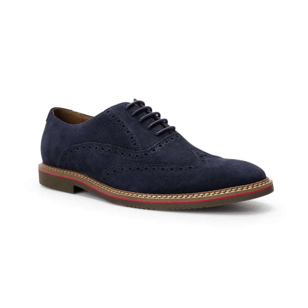 ZAPATOS HOMBRE OXFORD CUERO BRUSSELS-0-01 azul 41