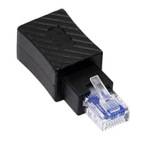 Magideal - Adaptador Ethernet Conector 8P8C A 8P8C Para Conmutadores Enrutadores Servidores Informáticos