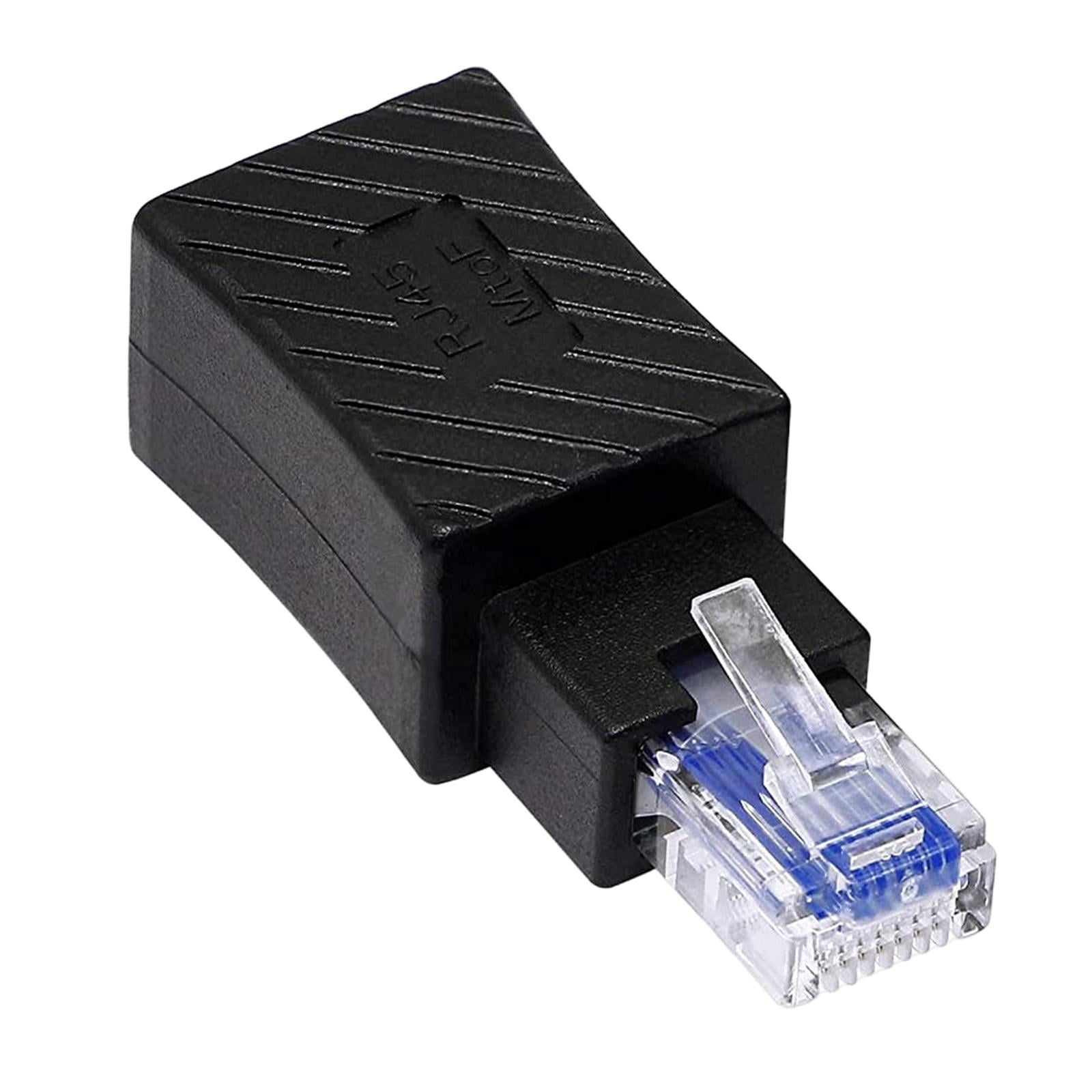 Magideal - Adaptador Ethernet Conector 8p8c A 8p8c Para Conmutadores Enrutadores Servidores Informáticos