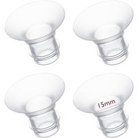 Momcozy Inserto De Brida De 15 Mm, Compatible Con Bridas De 15 Mm De La Mayoría De Las Bombas, 4 Unidades