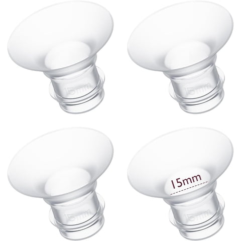 Momcozy Inserto De Brida De 15 Mm, Compatible Con Bridas De 15 Mm De La Mayoría De Las Bombas, 4 Unidades