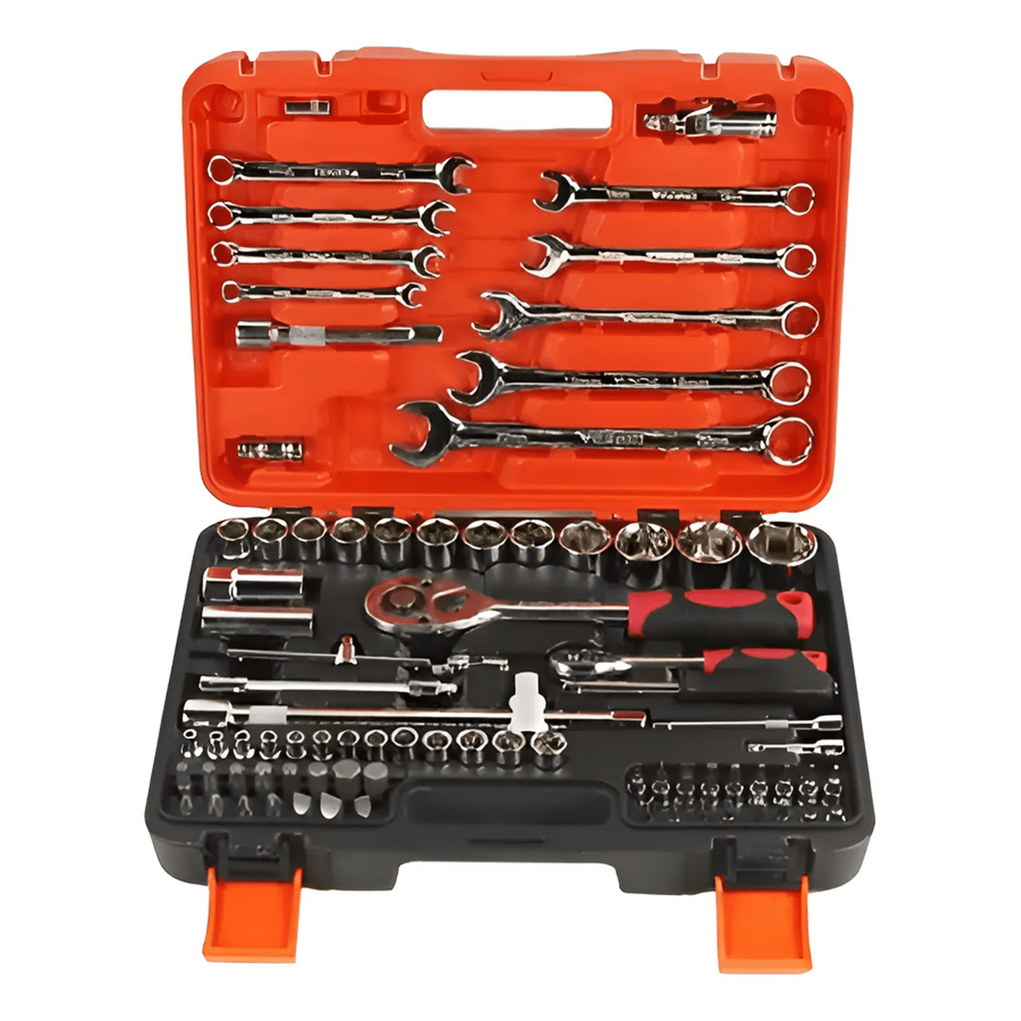 Genérico - Kit Juego De Dados De 82 Piezas + Dos Chicharras Y Llaves Naranja