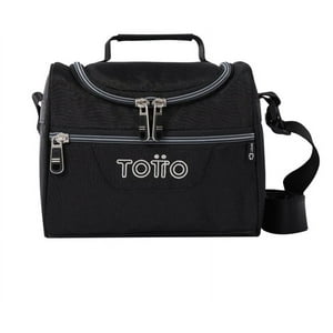 Totto - Lonchera Escolar Pizarra Rpet Negro/Black