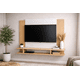 thumbnail image 4 of Panel TV 50” Madera Clara con Repisa Flotante 118,5 cm, 4 of 8