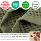 thumbnail image 3 of PÜSKÜL Natural Toallas de Baño de Algodón Turco 100% con Tejido Waffle, Juego de 2, Extra Grande, 3 of 9