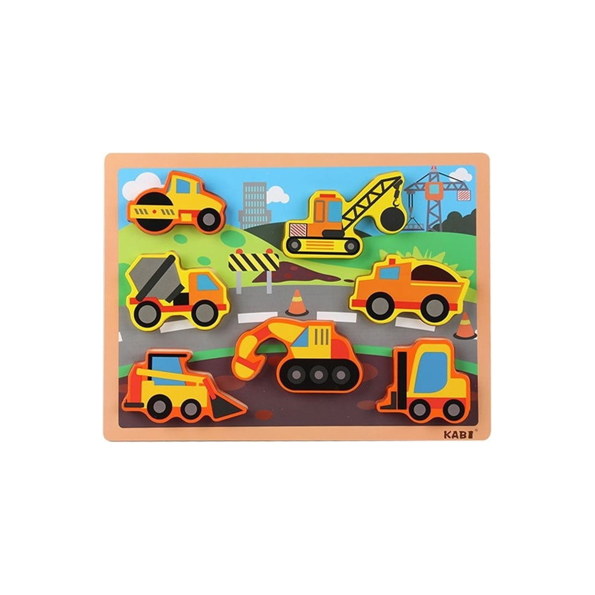Kabi - Juguete Encaje Bebe Didáctico Madera Montessori Juego - Construcción