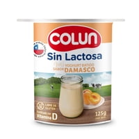 Yoghurt Batido Sin Lactosa Sabor Damasco Pote 125 G Colun