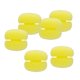 thumbnail image 5 of paquete de 6 unids de alta elasticidad rodillos de bola de pelo rizador de pelo rizado bollo amarillo, 5 of 5