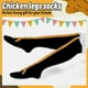 thumbnail image 4 of 6pares Divertidas Calcetas 3d Pata De Pollo Sobre La Rodilla, 4 of 7