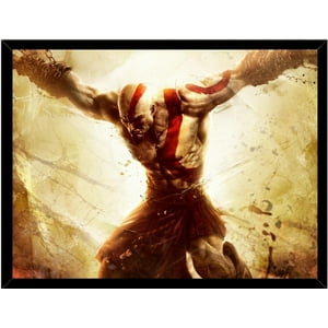 Genérico - Cuadro Decorativo God Of War 1 Medidas 30X40 Cm