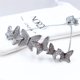 thumbnail image 2 of Pulsera Brazalete Mariposa, Circonita Pavé, Regalo  Plateado 8 Cm 24 Cm, 2 of 8