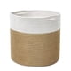 thumbnail image 1 of Cesta de cuerda resistente para plantas, moderna cesta tejida para macetas de interior, organizador de almacenamiento, decoración rústica para el hogar., 1 of 8