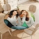 thumbnail image 4 of Las chicas Gilmore-theme Fitted Round Tablecloths Elastic Edged Table Covers Waterproof Table Cloth for Kitchen Holiday Party Tables Decor 120cm, 4 of 6