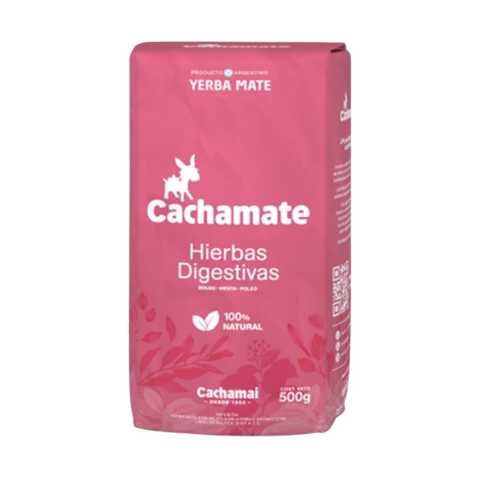 Rakko Natural - Cachamate Rosa Yerba Mate Mezcla De Hierbas 500grs