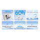 thumbnail image 4 of Auriculares Belug inalámbricos Bluetooth 5.3 con micrófono, color blanco, 4 of 5