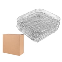 Bothyi - Soporte Para Freidora De Aire, 3 Uds., Frutas, Suministro De Cocina Para El Hogar, Rejilla Para Parrilla Cuadrada De 21Cm