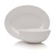thumbnail image 1 of Set de Vajilla Mikasa Delray Blanco - Bandeja Oval 35.6 cm y Tazón 22.9 cm, 1 of 1