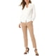thumbnail image 2 of INSPIRE CHIC Camisa Elegante de Mujer con Cuello en V y Mangas Largas con Botones 3XL Blanca, 2 of 7