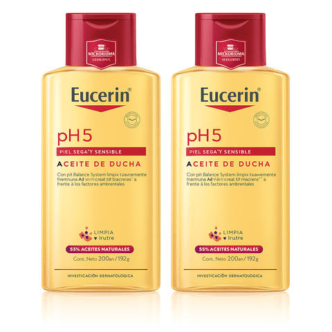 Pack 2 Aceite De Ducha Eucerin Ph5 200Ml