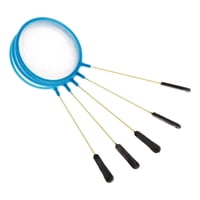 Magideal - Red De Peces De Acuario De 5 Uds., Malla , Red De Aterrizaje De Peces Duradera Para Desnatar, Redondo Con Asas Para Piscinas Al Aire Libre