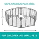 thumbnail image 3 of Play Space Evenflo, 8 paneles versátiles de plástico, color gris frío, 3 of 3