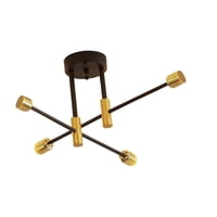 Ioensy - Lámpara De Techo De Hierro Nórdico, Lámpara Colgante Para Sala De Estar Y Dormitorio